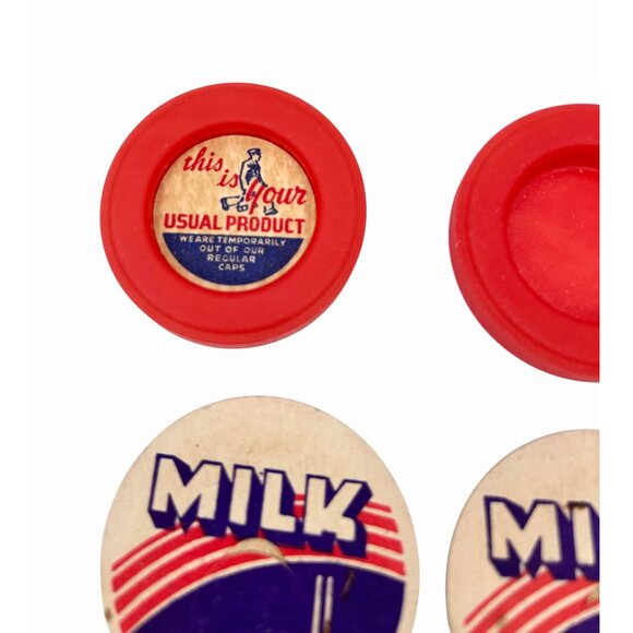 LOT OF 10 VINTAGE MILK CAPS AND INSERTS 1962/63 WORLD'S FAIR NYC RIVERSIDE DAIRY - Picture 2 of 6